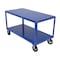 Vestil Ergo Handle Cart, Steel, 2400 lb Load Capacity, 2 Shelves, 60" L, 30" W DH-MR2-3060 - alternate 1